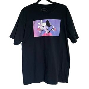 Hollis Black Short Sleeve Graphic Tee XL